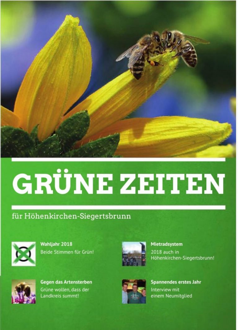 Neue Ausgabe der „Grünen Zeiten“ erschienen