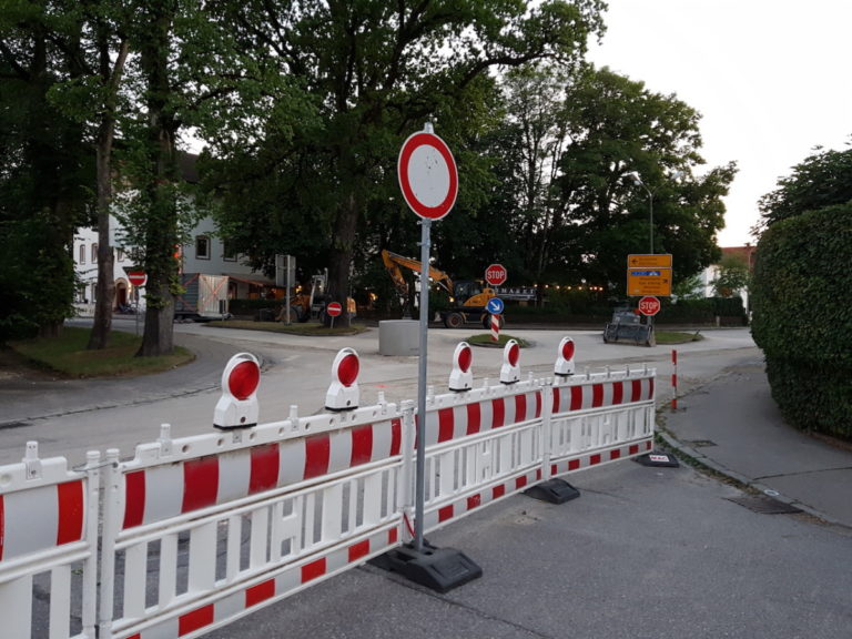 Mit Rücksicht durch die Baustellenzeit
