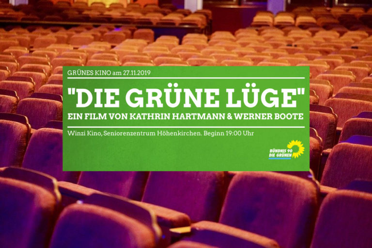 GRÜNES KINO bringt grüne Themen auf die Leinwand