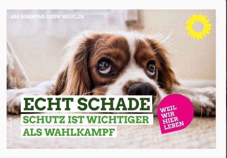 Wir schränken unseren Wahlkampf ab sofort ein