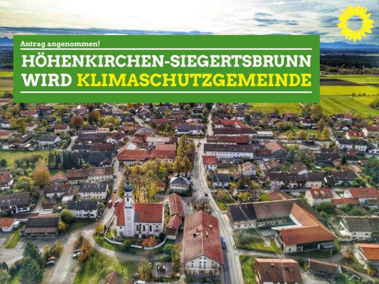 Höhenkirchen-Siegertsbrunn wird Klimaschutzgemeinde