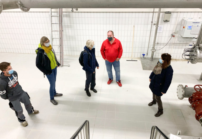 Die Grüne Fraktion besichtigt das sanierte Wasserwerk