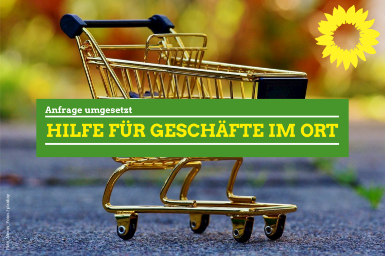 Hilfe für Geschäfte am Ort – Gemeinde erstellt Verzeichnis