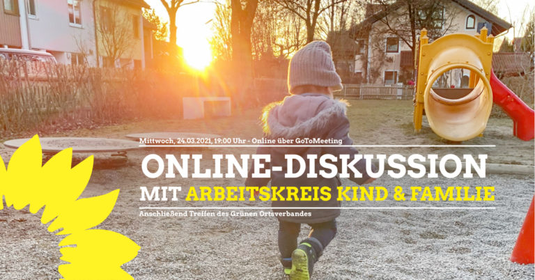 Veranstaltung am 24.03.: Online-Diskussion mit dem Arbeitskreis Kind & Familie