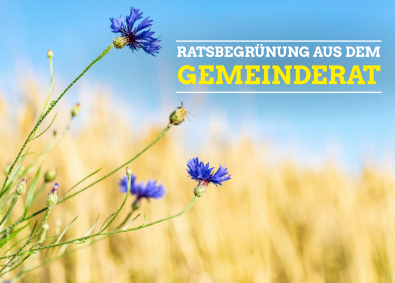 Haushalt beschlossen. Neustart der Arbeitsgruppe Naturbad. Aufstellungsbeschluss Landschaftsplan.