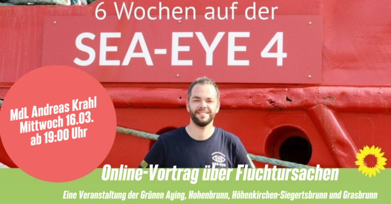 !Abgesagt! Sechs Wochen auf der Sea-Eye mit MdL Andreas Krahl