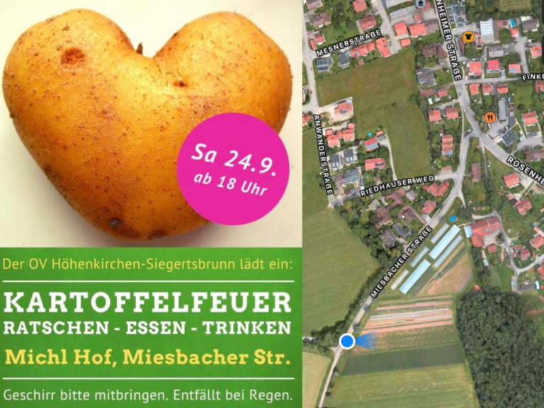 Endlich wieder Kartoffelfeuer