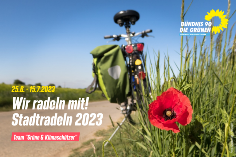 Stadtradeln 2023 vom 25.6. bis 15.7. – Auch wir radeln wieder mit!