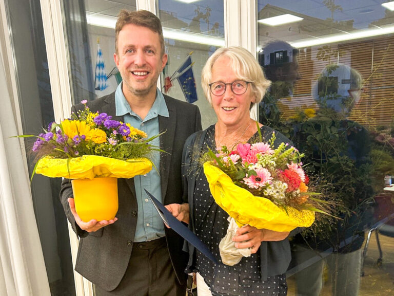 Stabübergabe im Gemeinderat: Dominik Dommer übernimmt Aufgaben von Grünen-Veteranin Ulrike Michl