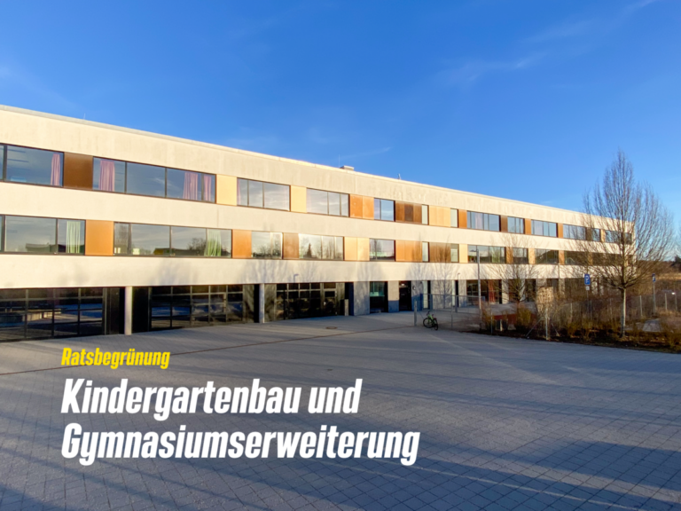 Kindergarten und Gymnasiumserweiterung nehmen Gestalt an