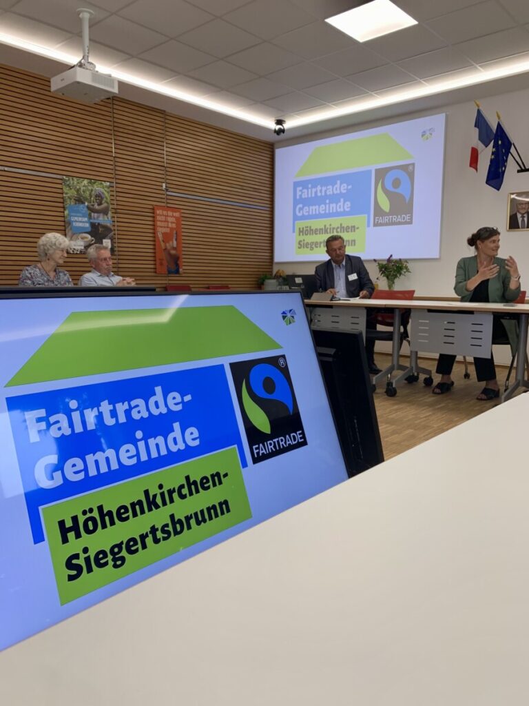 Unser Ort ist jetzt auch Fairtrade-Gemeinde