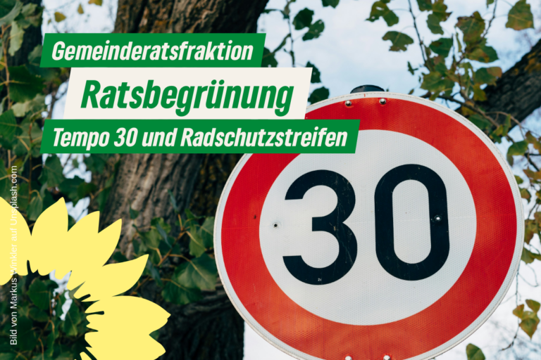 Weg frei für Radschutzstreifen, Prüfung Tempo 30 innerorts