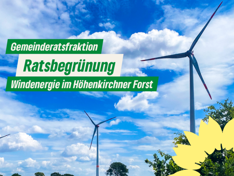 Aus dem Umwelt- und Verkehrsausschuss: Windkraftanlagen im Höhenkirchner Forst verzögern sich