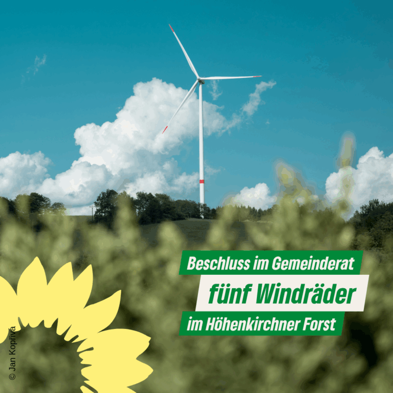 Fünf Windräder drehen sich bald im Höhenkirchner Forst 