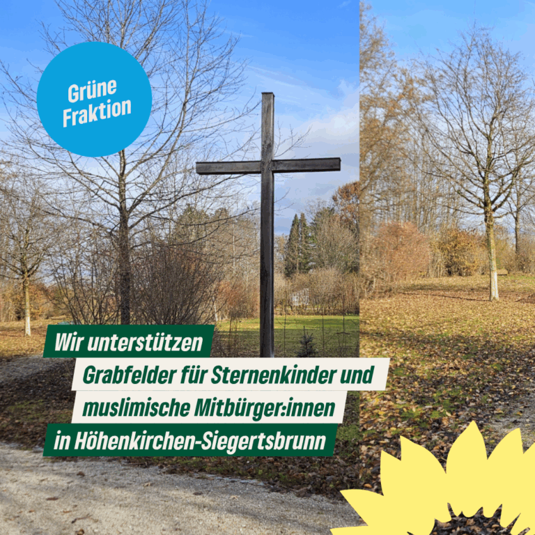 Grabfelder für Sternenkinder und muslimische Mitbürger:innen