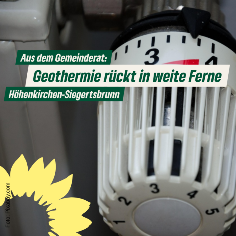 Geothermie-Netz in Höhenkirchen-Siegertsbrunn bleibt Wunschtraum
