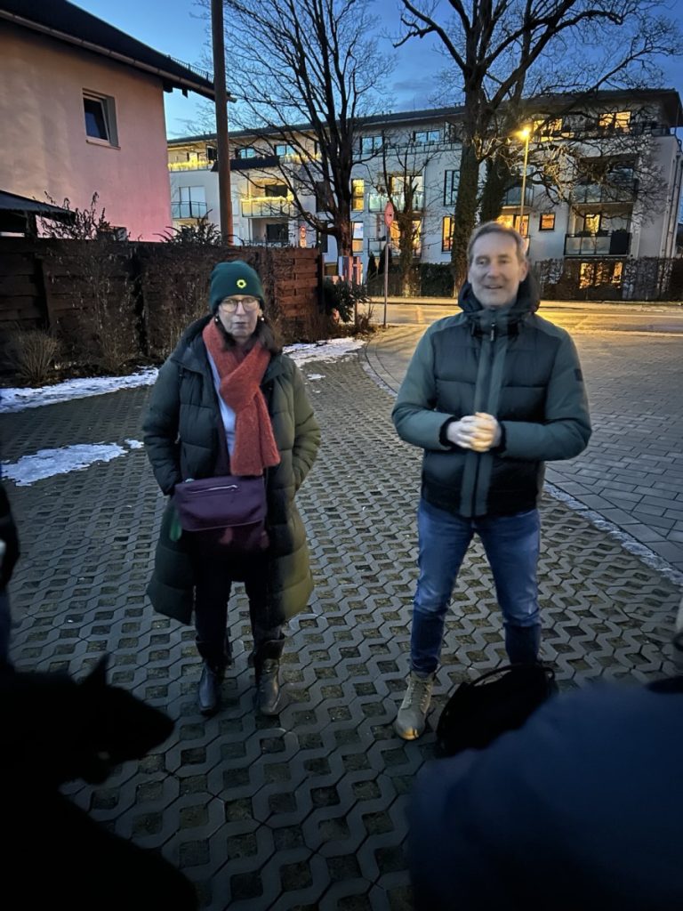 Sicherheit an der Bahnhofstraße – Rundgang mit Grünen-Verkehrsexperte Markus Büchler